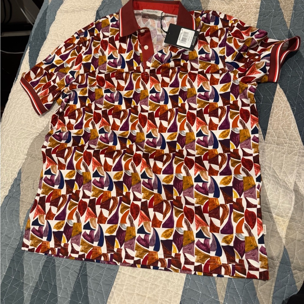 Bugatchi Abstract Polo Shirt